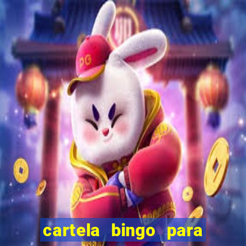 cartela bingo para cha de cozinha imprimir gratis